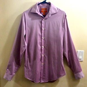 Mens (or ladies) pink Egara cotton dress shirt